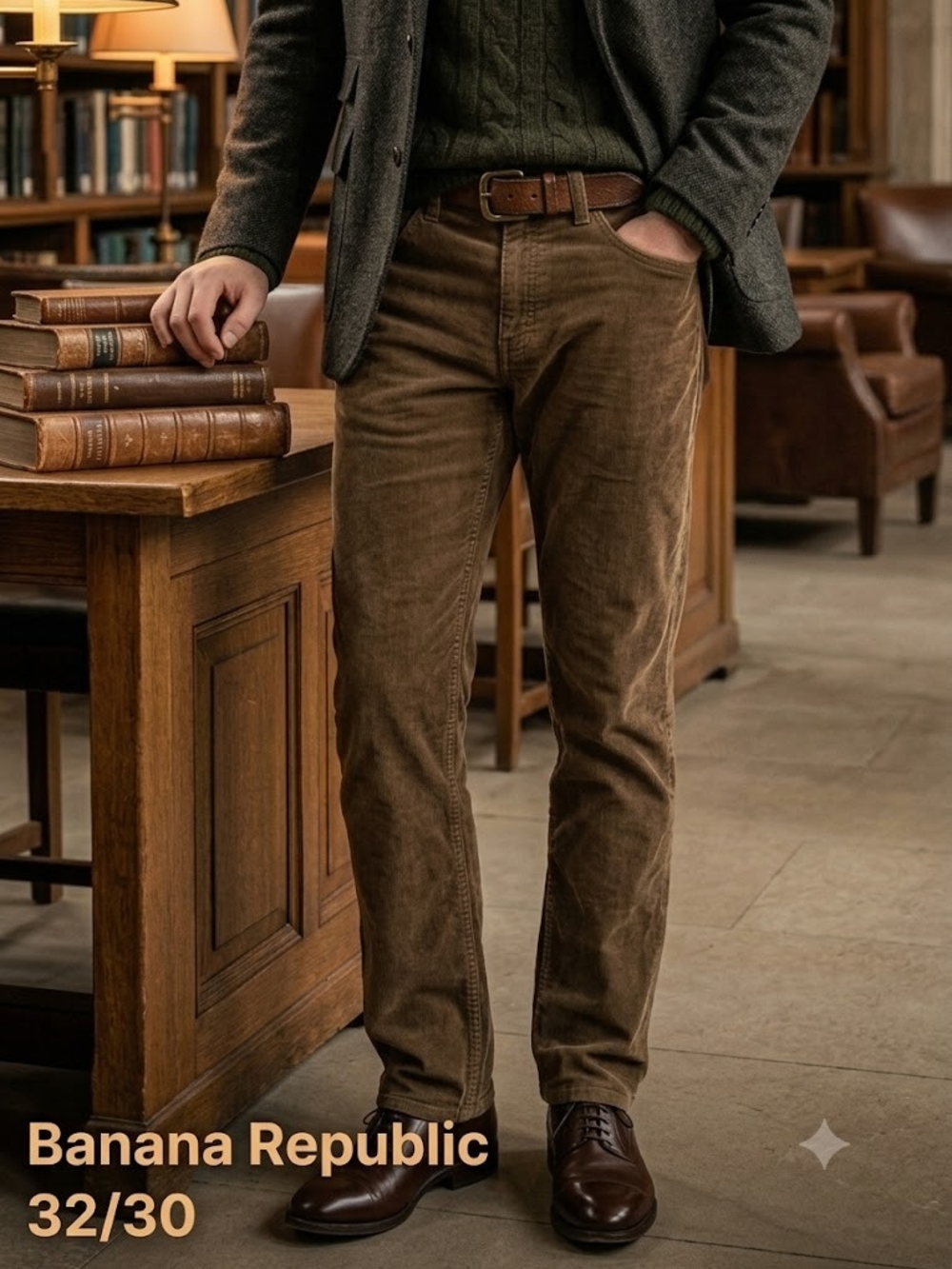 Banana Republic Brown Corduroy Men's Pants